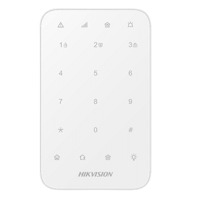 Teclado Inalambrico de Alarma Hikvision DS-PK1-E-WB AX PRO