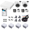 Kit De CCTV 5 Megapixeles 3k con 4 cámaras y accesorios